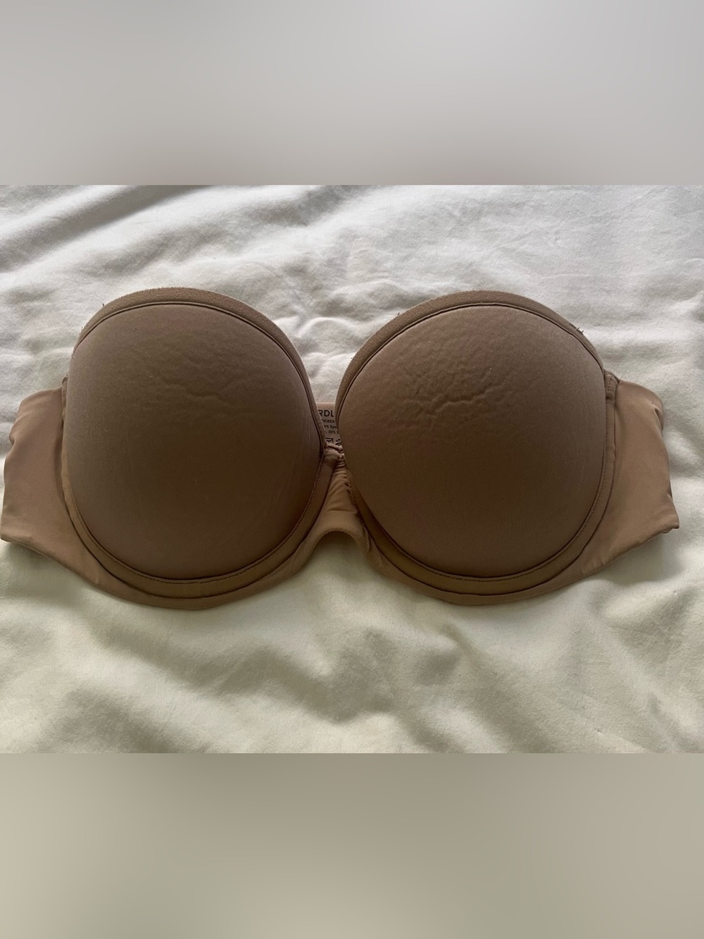 ThirdLove 24/7 Classic Strapless Bra Beige Nude 34B 1/2